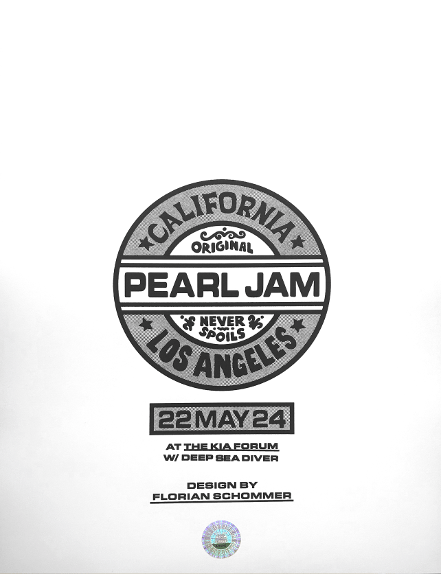 Pearl Jam - Los Angeles AP | Onlineshop: Florian Schommer